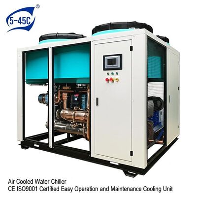 Umgebungstemperaturbereich 5-45C Luftgekühlter Wasserkühler CE ISO9001 Zertifizierte einfache Bedienung und Wartung Kühleinheit