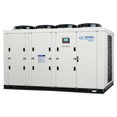 CE ISO9001-zertifizierter luftgekühlter Wasserkühler mit 318 kW Einlassleistung und 075 kW Pumpenleistung für Wärmeaustauschsysteme
